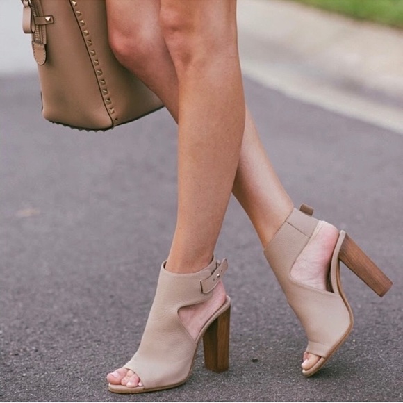 Vince Addie Cutout Open Toe Slingback Bootie - Picture 1 of 16